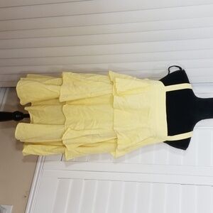 Bl tiered yellow dress
